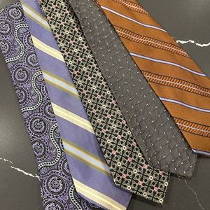 Robert Talbott Purple and Gray Silk Ties Collection